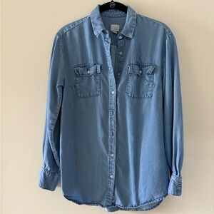 a new day Blue Button Down Shirt